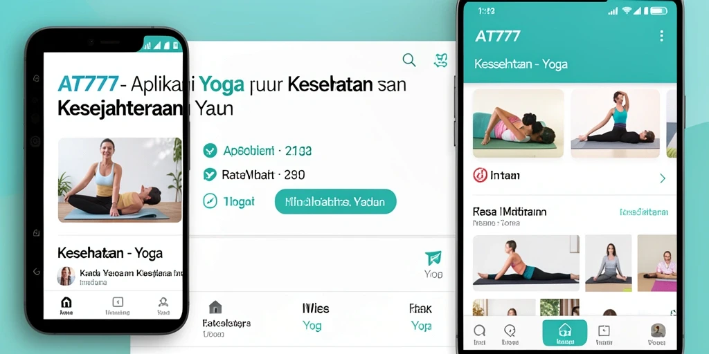 Tampilan antarmuka AT777 yang ramah pengguna dalam aplikasi Yoga.