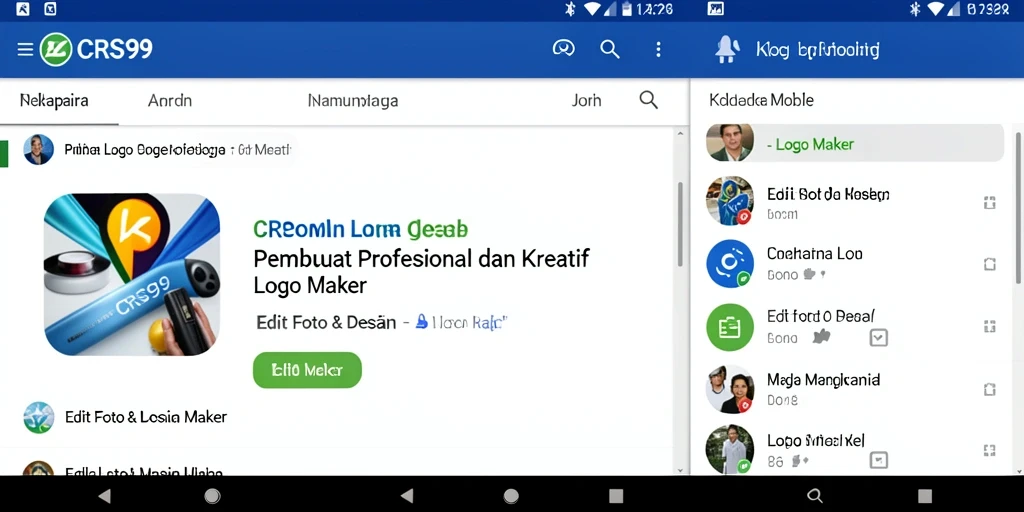 Screenshot utama aplikasi CRS99 menampilkan antarmuka pengguna yang sederhana dan intuitif.