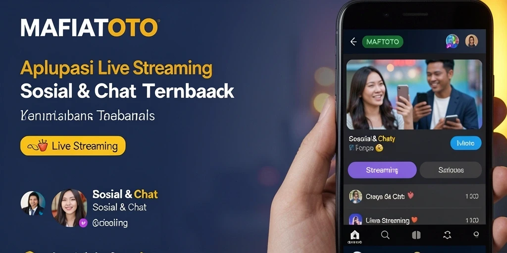 Antarmuka MAFIATOTO yang intuitif saat live streaming.